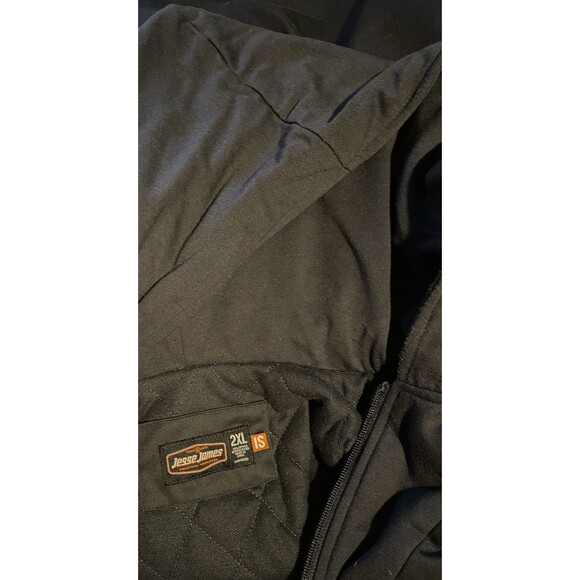 Jesse James Industrial Workwear Men’s Lined Hooded Insulated DarkGrey Jacket 2XL - Picture 6 of 13